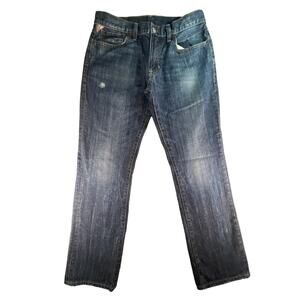 Denim & Supply Ralph Lauren Men's Slouch Fit Straight Distress Jeans Size 32x30